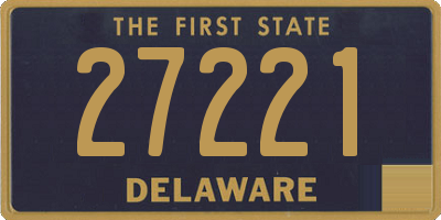 DE license plate 27221