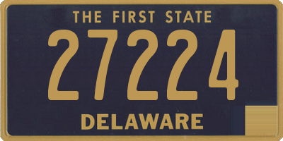 DE license plate 27224