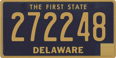 DE license plate 272248