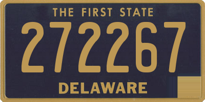 DE license plate 272267