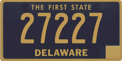 DE license plate 27227