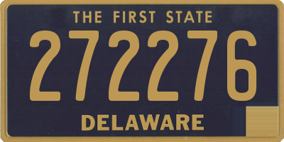 DE license plate 272276