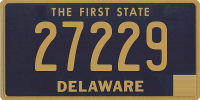 DE license plate 27229