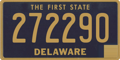 DE license plate 272290