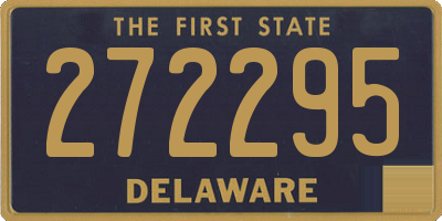 DE license plate 272295