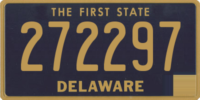 DE license plate 272297