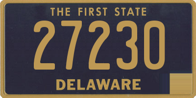 DE license plate 27230