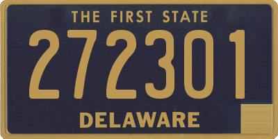DE license plate 272301