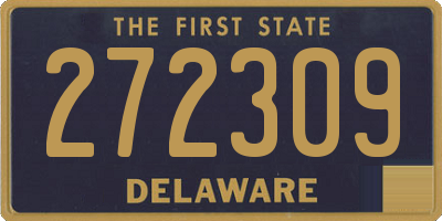 DE license plate 272309