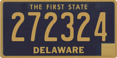 DE license plate 272324