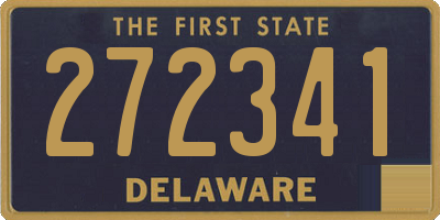 DE license plate 272341