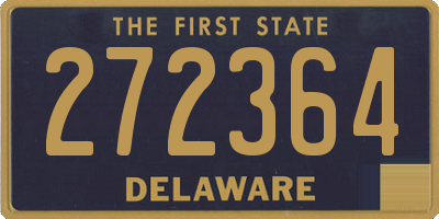 DE license plate 272364