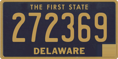 DE license plate 272369