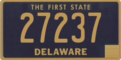 DE license plate 27237