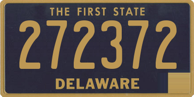 DE license plate 272372