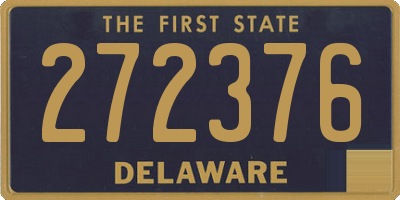 DE license plate 272376