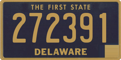 DE license plate 272391