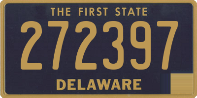 DE license plate 272397