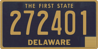 DE license plate 272401
