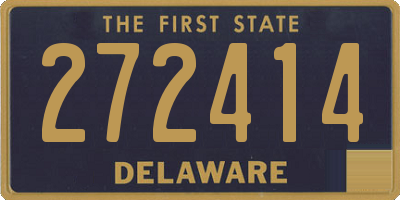 DE license plate 272414