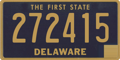 DE license plate 272415