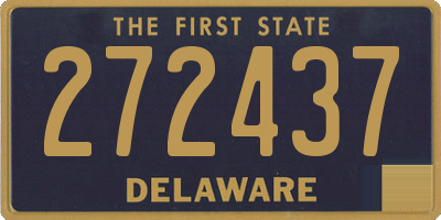 DE license plate 272437