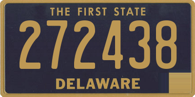 DE license plate 272438