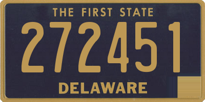DE license plate 272451