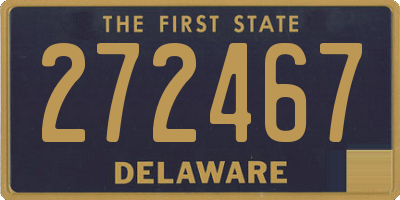 DE license plate 272467