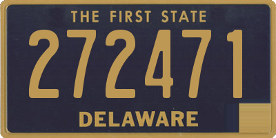 DE license plate 272471