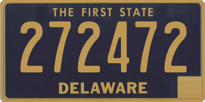 DE license plate 272472