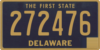 DE license plate 272476