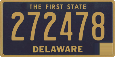 DE license plate 272478