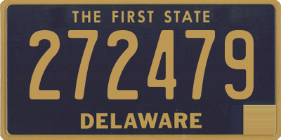 DE license plate 272479