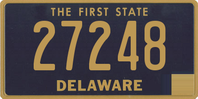 DE license plate 27248
