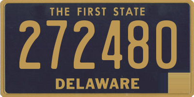 DE license plate 272480