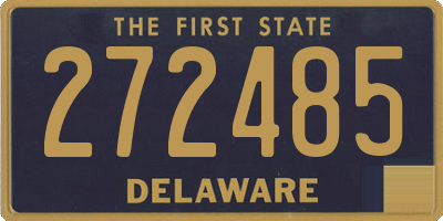 DE license plate 272485