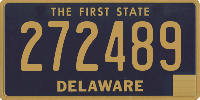 DE license plate 272489