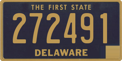 DE license plate 272491