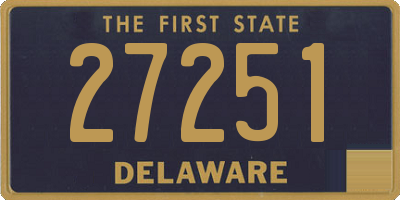 DE license plate 27251