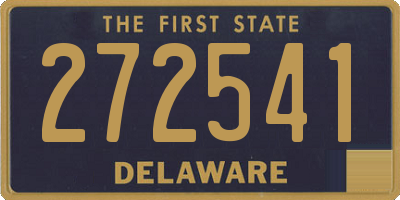 DE license plate 272541