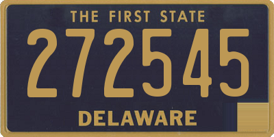 DE license plate 272545