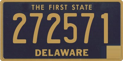 DE license plate 272571