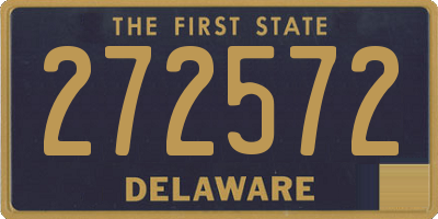 DE license plate 272572
