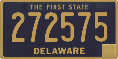 DE license plate 272575