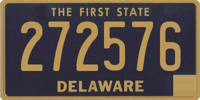 DE license plate 272576