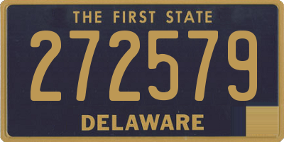 DE license plate 272579