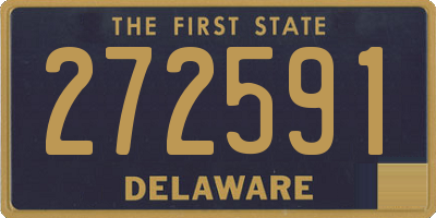 DE license plate 272591