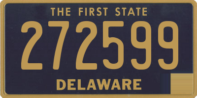 DE license plate 272599