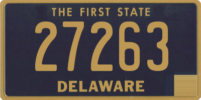 DE license plate 27263